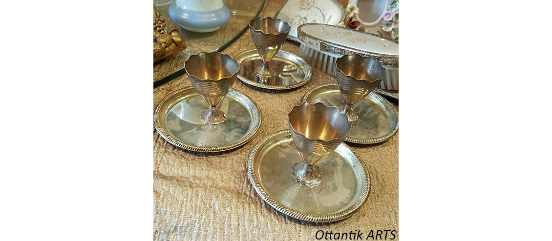 OTTOMAN AZNAVOUR SILVER CUPS